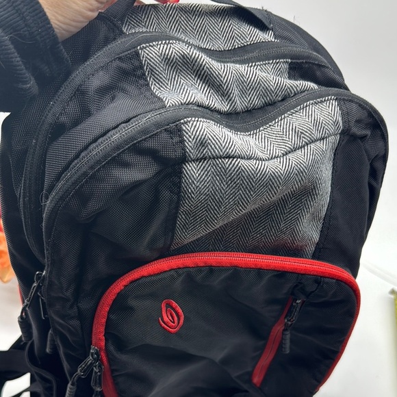Timbuk2 Black and Red Men's Backpack TOT7792 - Picture 4 of 15